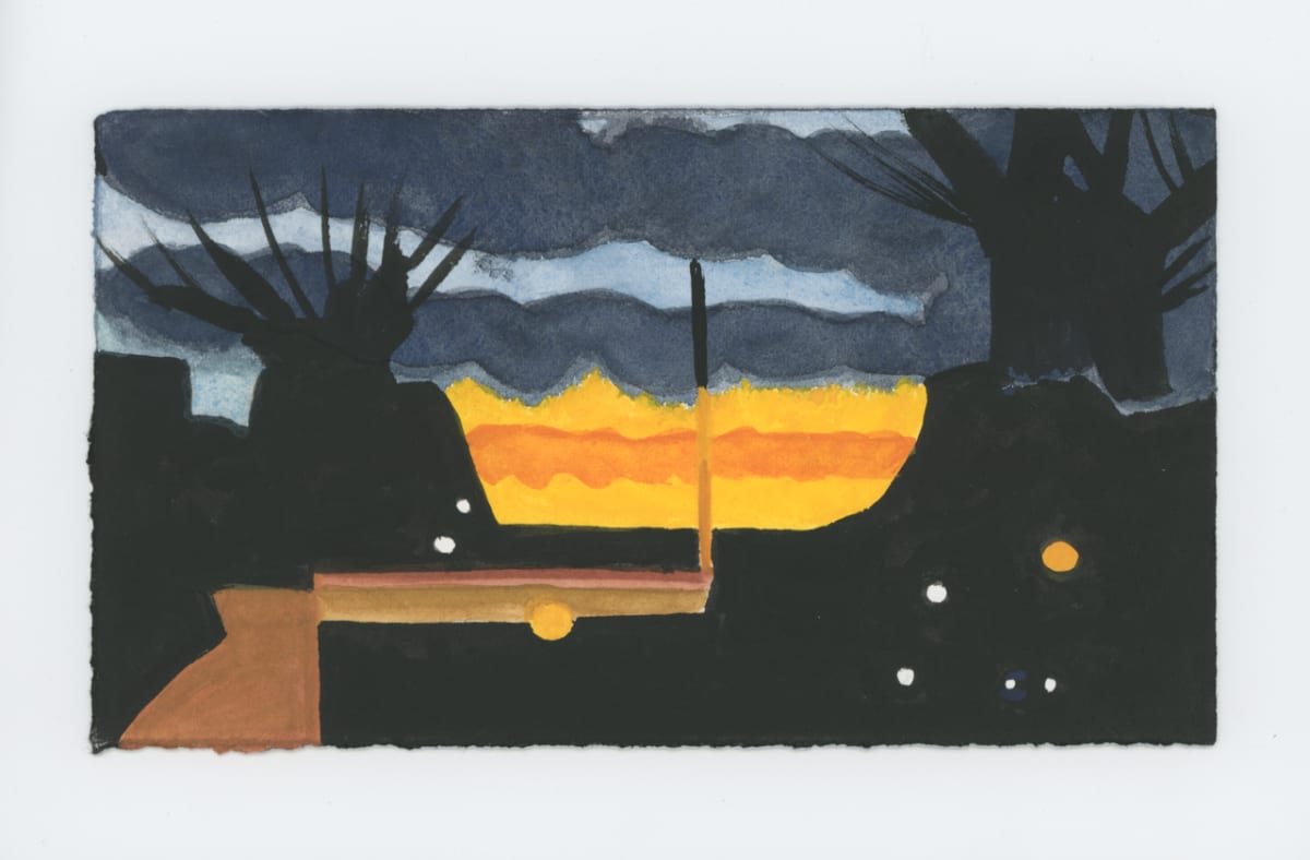 The Pole at Sunset, #1874, Image 1.