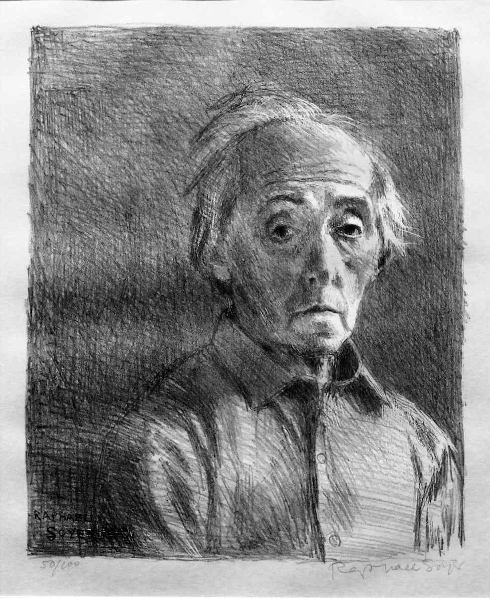 Self-Portrait by Raphael Soyer, Image 1.
