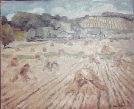 Hay Stacks by Tunis Ponsen 