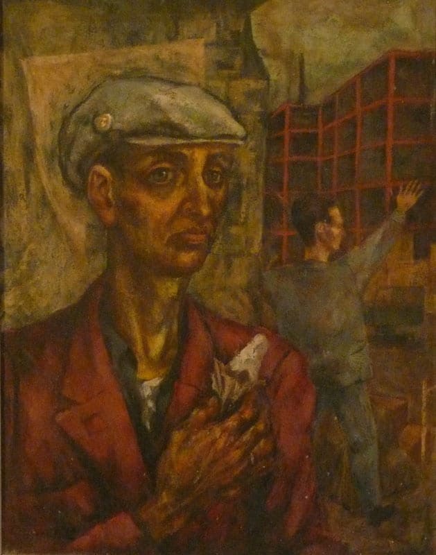 Man with Ice Cream Cone by Leopold Segedin, Image 1.