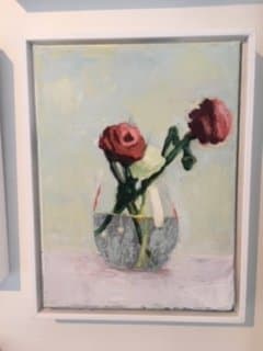 Two roses by Anne Harney 