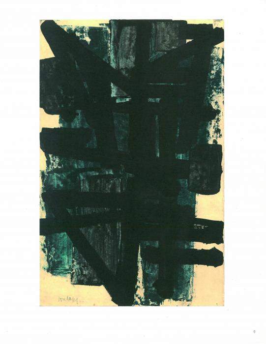 Untitled by Pierre Soulages, Image 1.