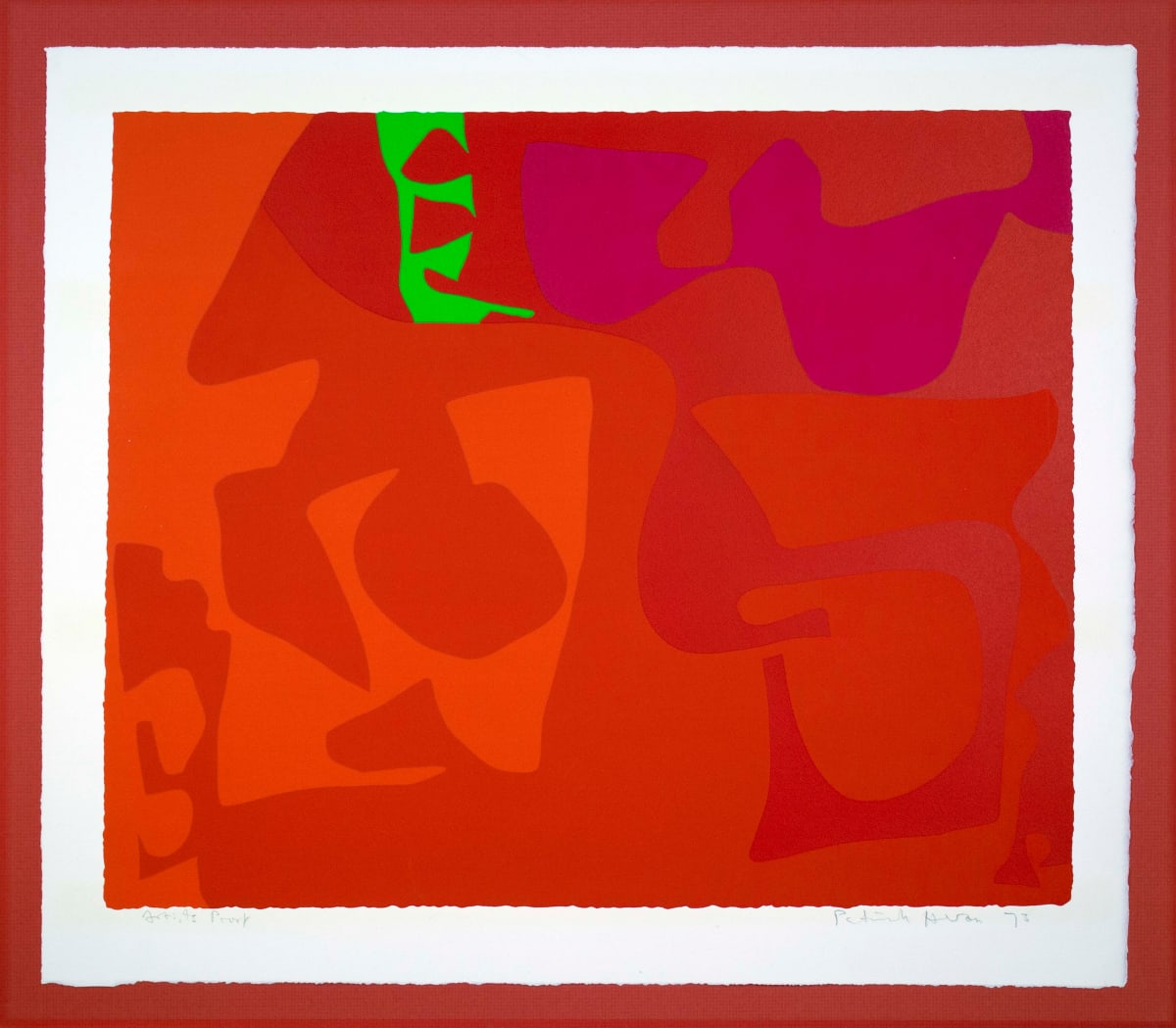 January 1973: 3 by Patrick Heron, Image 1.