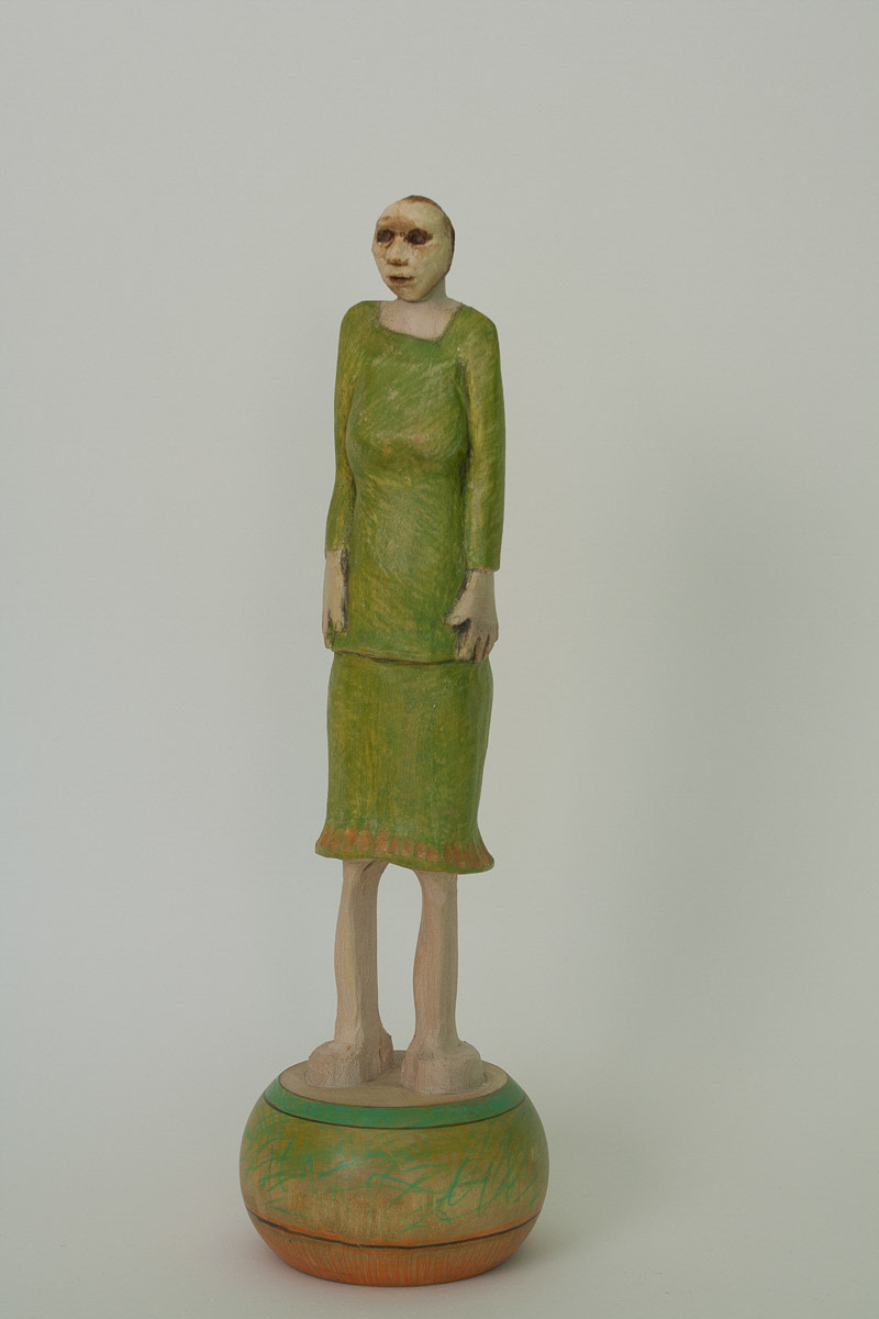 Green Dress Doll by Eve Whitaker 