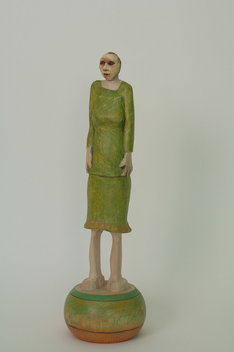 Green Dress Doll by Eve Whitaker, Image 1.