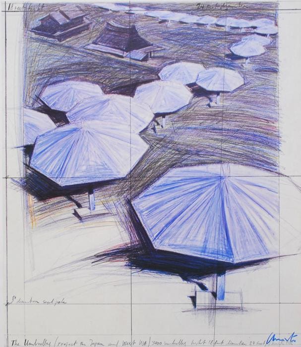 The umbrellas by Hristo Javachev CHRISTO, Image 1.