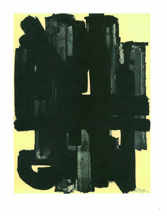 Untitled by Pierre Soulages 
