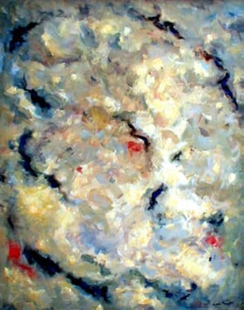 Abstraction in Golden Hues by Tunis Ponsen, Image 1.