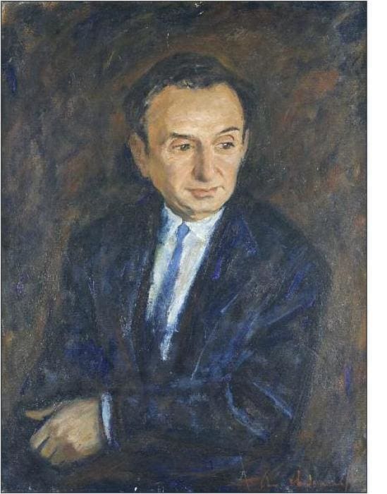 Portrait of Mr.Höln, Geneva by Hristo Javachev CHRISTO 