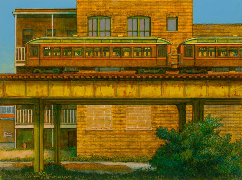 Untitled - L Train by Leopold Segedin 