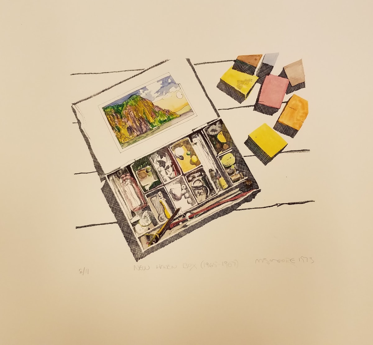 New Haven Box (1965-1967) (color) by Michael S. Moore 