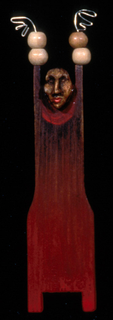 Druid Doll - Red by Eve Whitaker 