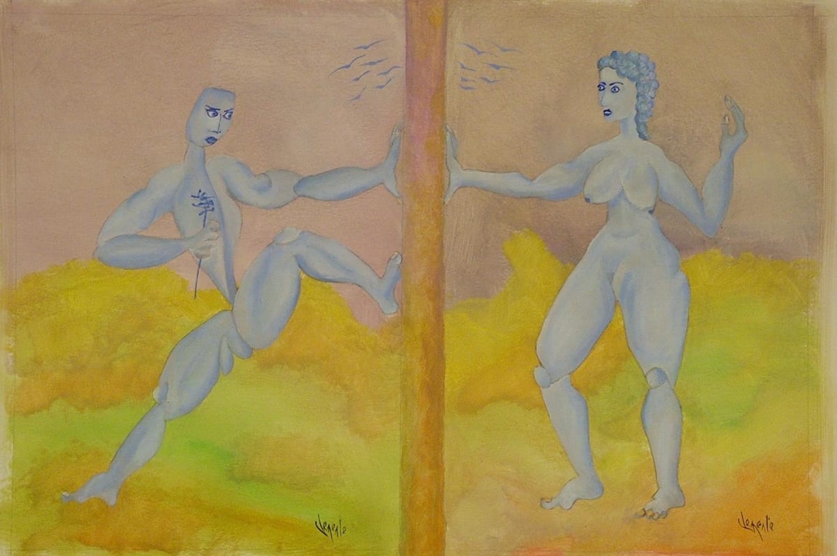 2 Separate Personages by Clemente Mimun 