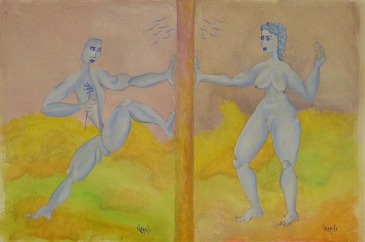 2 Separate Personages by Clemente Mimun, Image 1.