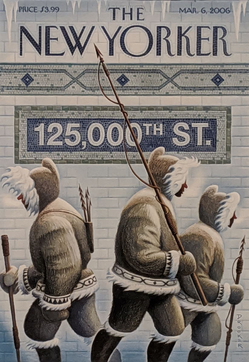 New Yorker - Eskimos at 125th Street* by Eric Drooker 