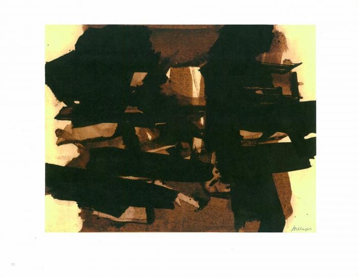 Untitled by Pierre Soulages 