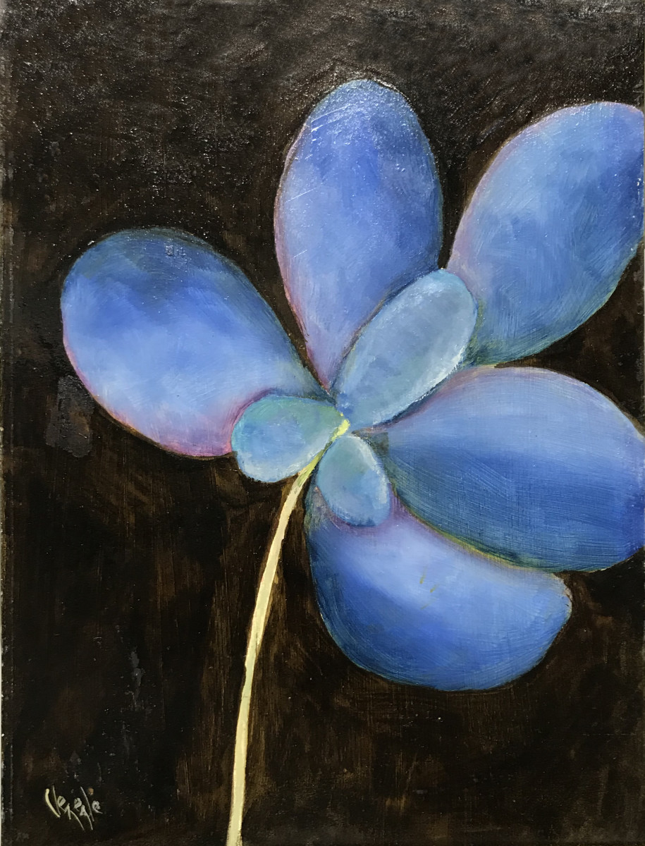 Blue Flower by Clemente Mimun 
