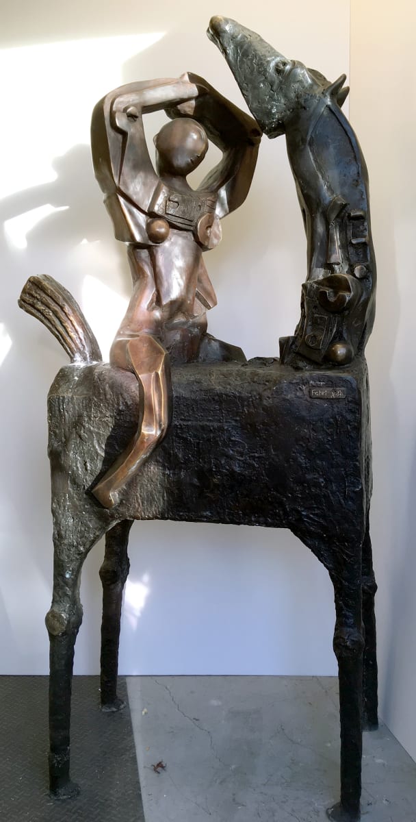 Woman on Horse by Fahri Aldin 
