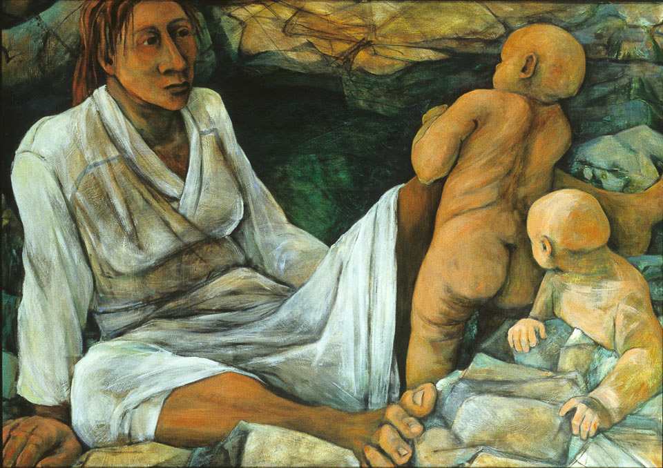 Antibes Two Babies by Eve Whitaker, Image 1.