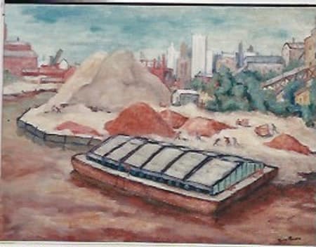 Sand Barge by Tunis Ponsen, Image 1.