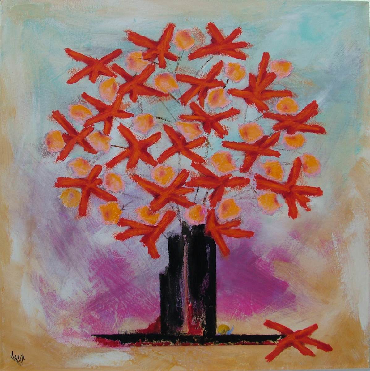 Starflower Red by Clemente Mimun, Image 1.