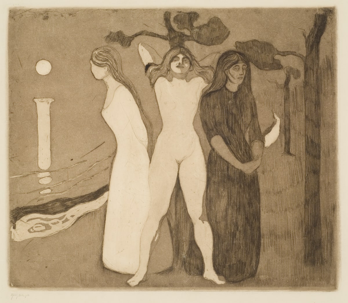 Kvinnen II (The Woman II) by Edvard Munch 