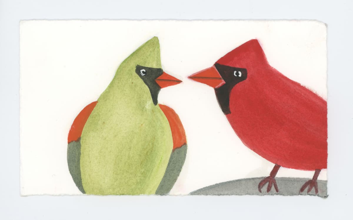 The Two Cardinals, #1752, Image 1.