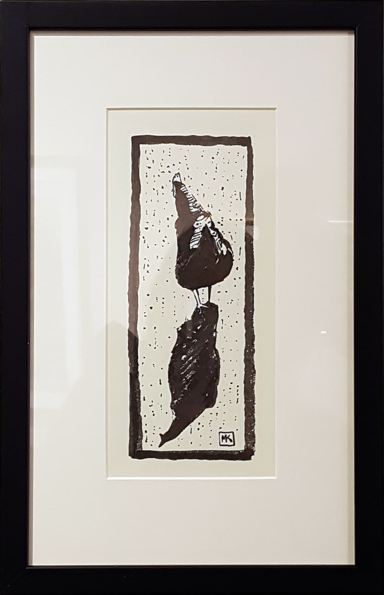 Strolling Hen by Michael Kluckner 