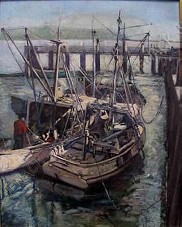 Fishing Boats by Tunis Ponsen, Image 1.