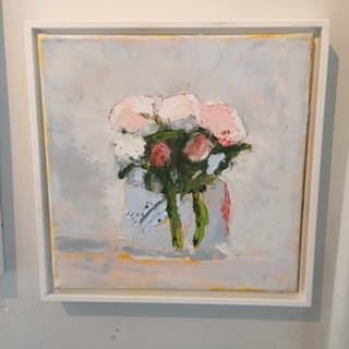 Pink flowers by Anne Harney 