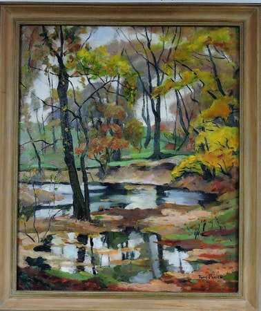 Wooded Creek by Tunis Ponsen, Image 1.