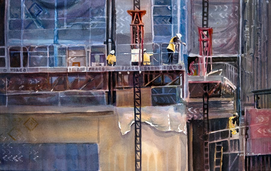 Construction Rhythms I by April Rimpo, Image 1.
