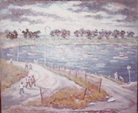 Walking the Harbor Path by Tunis Ponsen, Image 1.