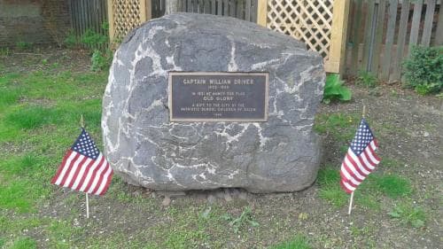 Captain William Driver Monument 