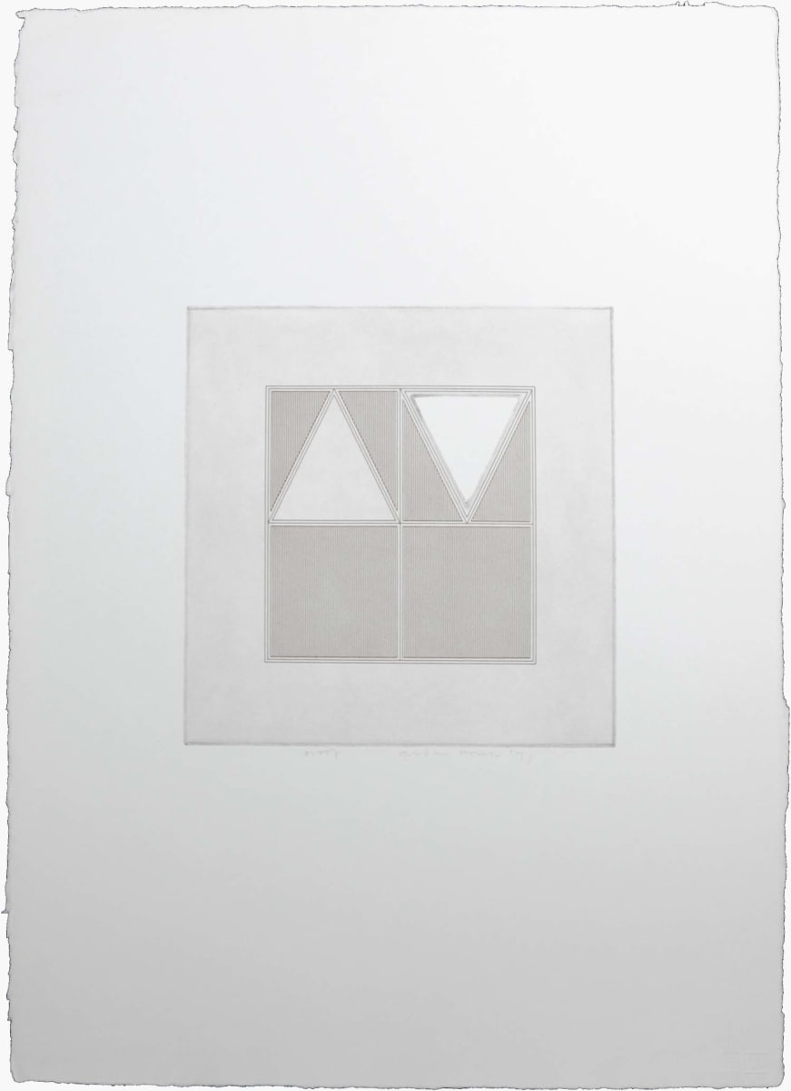 Triangles Within a Square V by Gordon House, Image 1.