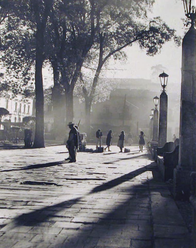 Plaza Patzcuano, Morning by Todd Webb 