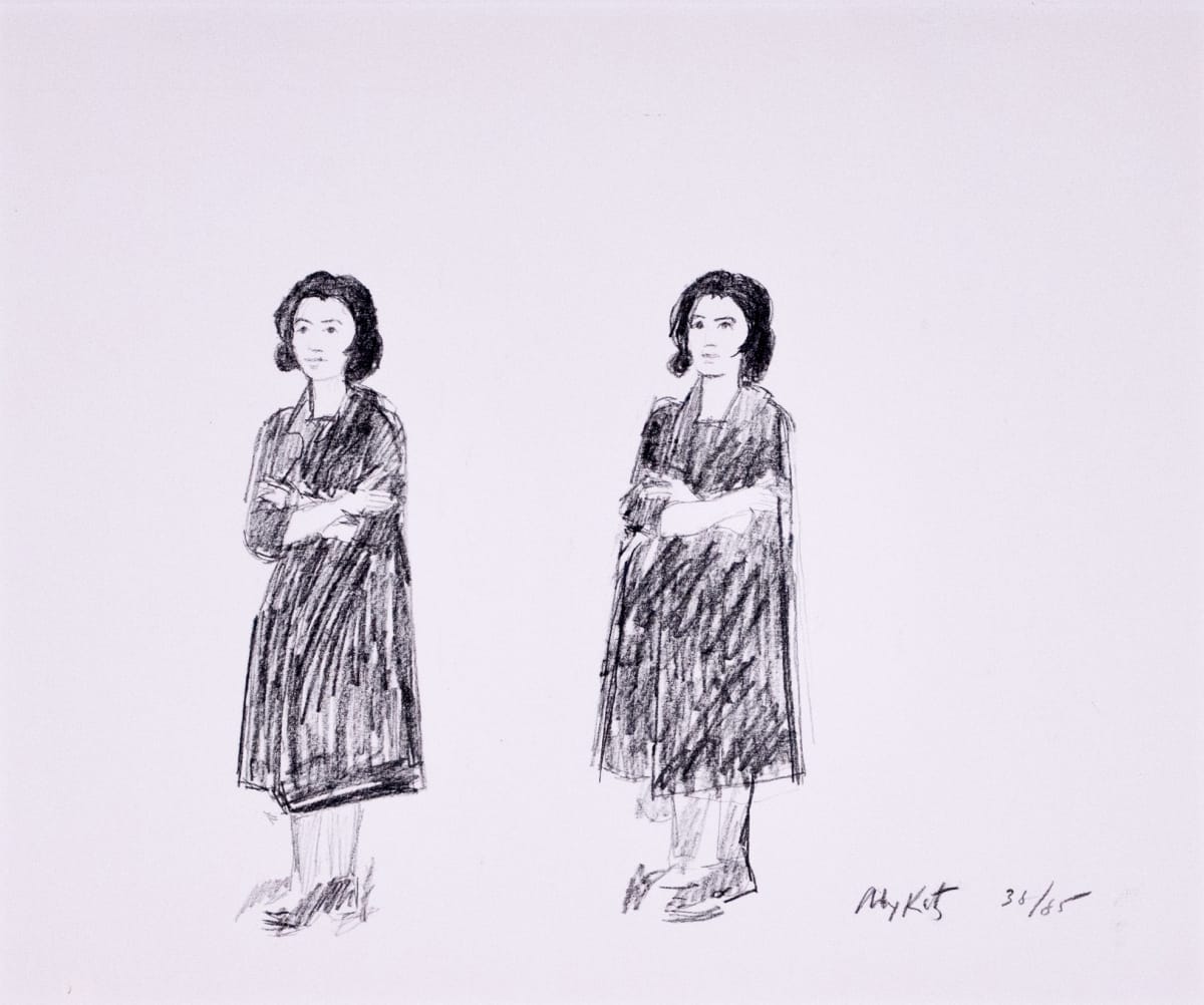 Double Portrait by Alex Katz, Image 1.