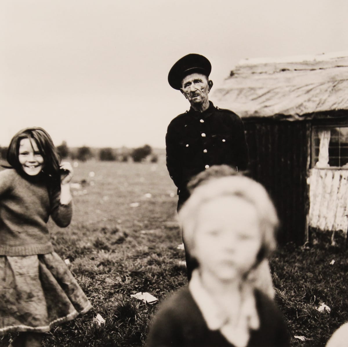 Chimney Sweep and Children, Ireland, from "Alen MacWeeney" portfolio by Alen MacWeeney 