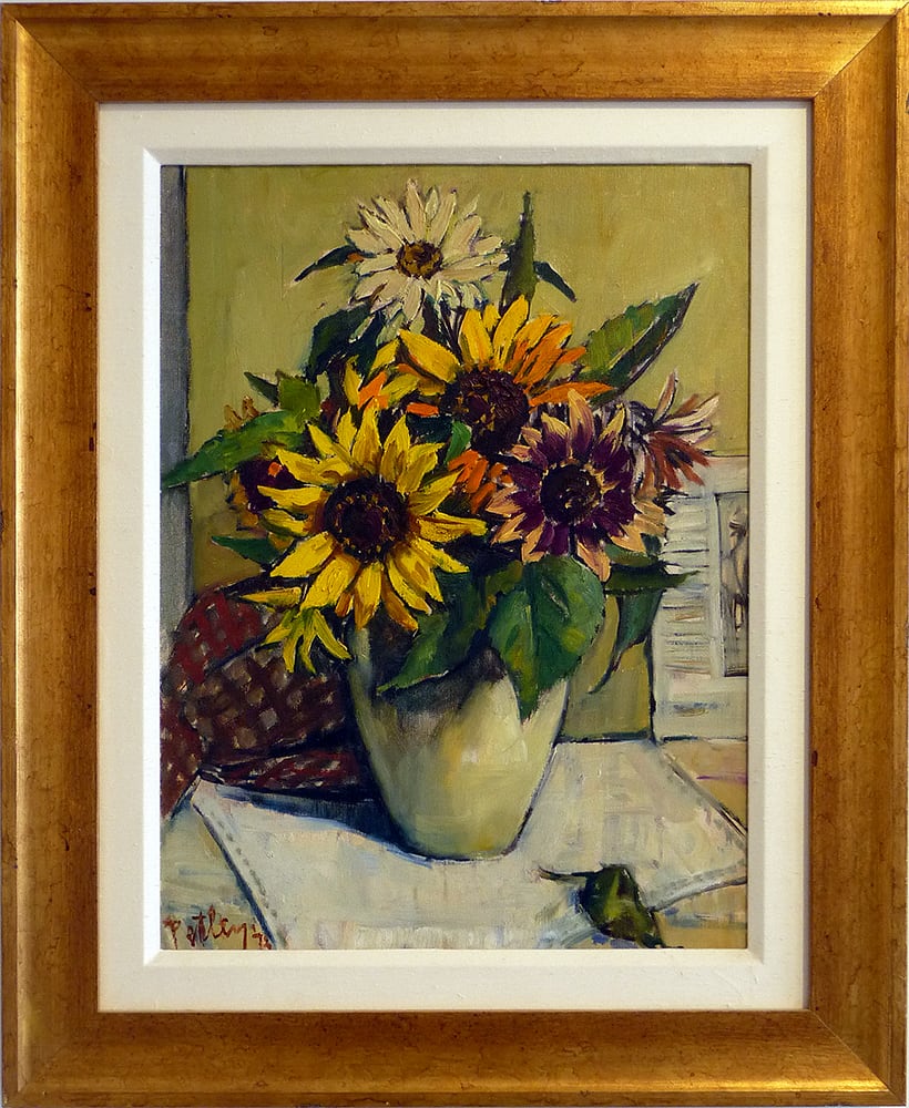 Sunflowers, Richmond by Llewellyn Petley-Jones (1908-1986) 