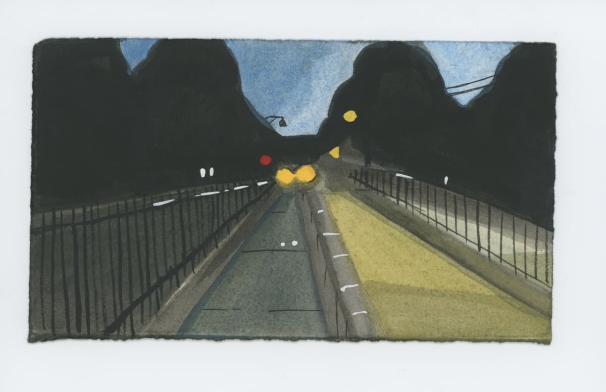 On the Bridge, #1725 by Raya Bodnarchuk 