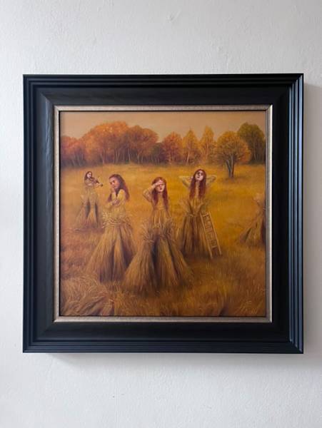 The wheat sheaves by Nom Kinnear King, Image 2.