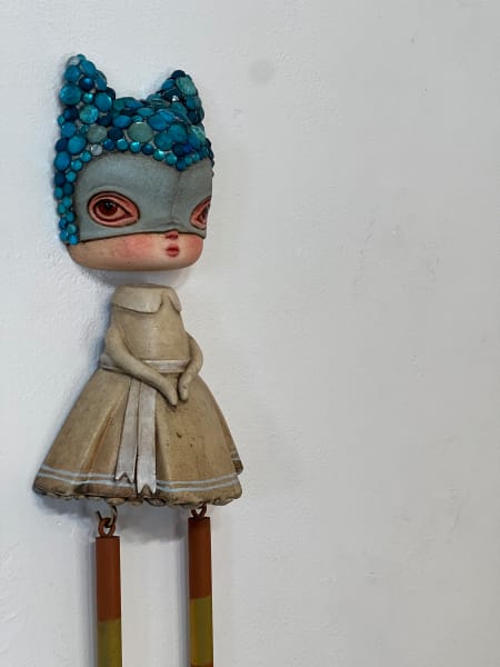 Encrusted Blue Cornelia by Kathie Olivas, Image 2.
