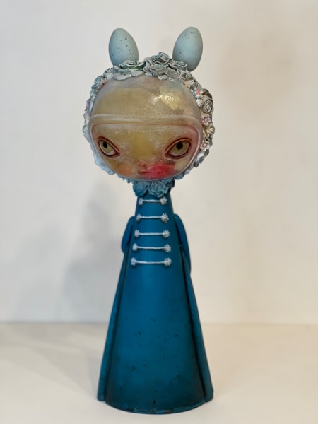 Two-faced Flora Blue by Kathie Olivas, Image 3.