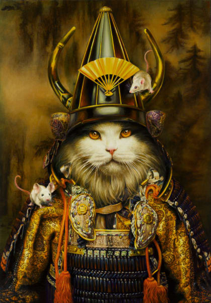 CAT SAMURAI 6 from the collection of Erica Berkowitz | Artwork Archive