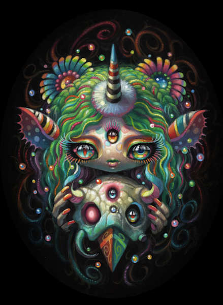 Green Heads by Yoko d'Holbachie, Image 2.