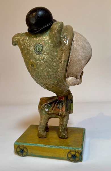 Standing Masao (Pull toy) by Kathie Olivas, Image 1.