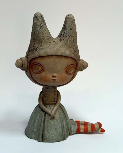 Two Faced Seated Ava by Kathie Olivas, Image 2.
