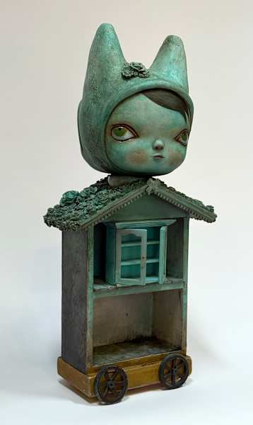 Two faced storyteller (house) by Kathie Olivas, Image 2.