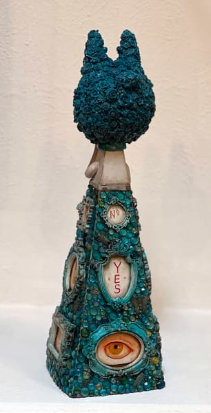 Turquoise Flora Magic Healer by Kathie Olivas, Image 4.