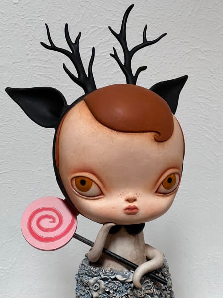 Calliope with Lollipop by Kathie Olivas, Image 2.